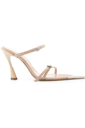 MUGLER 95mm suede sandals