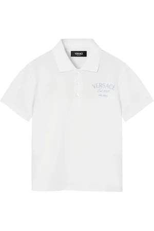VERSACE University Coral polo shirt