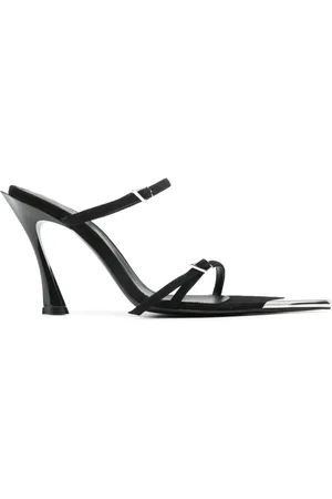 MUGLER 95mm suede sandals