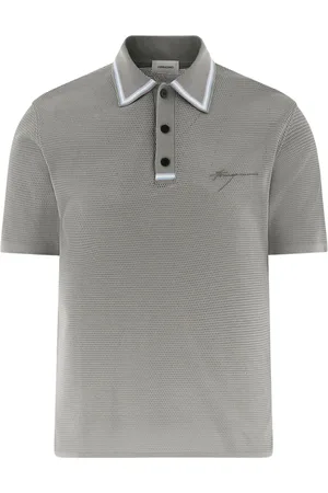 Salvatore Ferragamo Logo-embroidered polo shirt