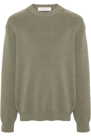 Golden Goose Logo-embroidered ribbed jumper