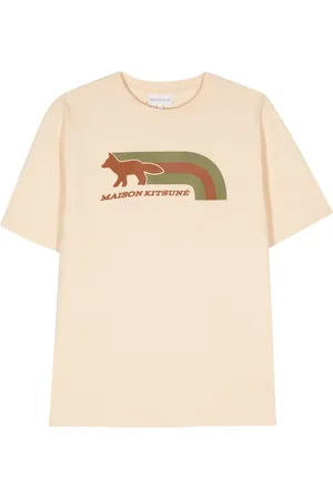 Maison Kitsuné Flash fox-motif cotton T-shirt