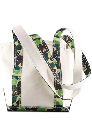 SAINT MXXXXXX X BAPE camouflage-print tote bag