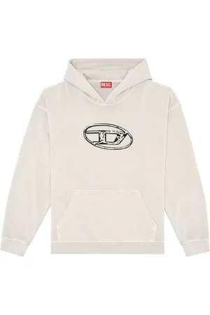 Diesel S-Boxt logo-print cotton hoodie