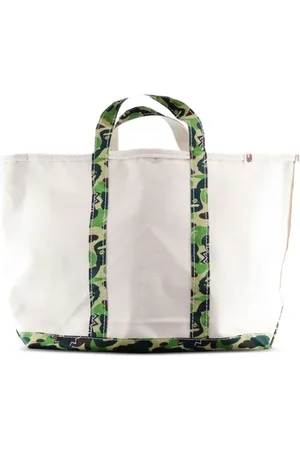 SAINT MXXXXXX X BAPE camouflage-print tote bag