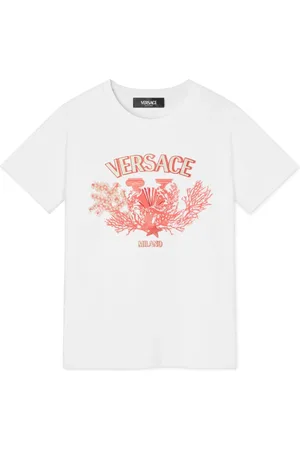VERSACE University Coral-print T-Shirt