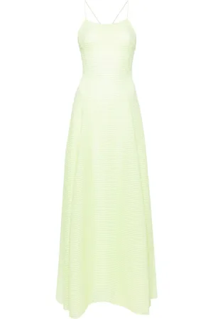 Emporio Armani Ribbed flared midi dress
