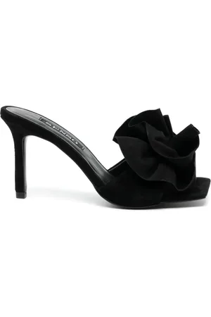 SENSO Harlow 100mm floral-appliqu?? mules