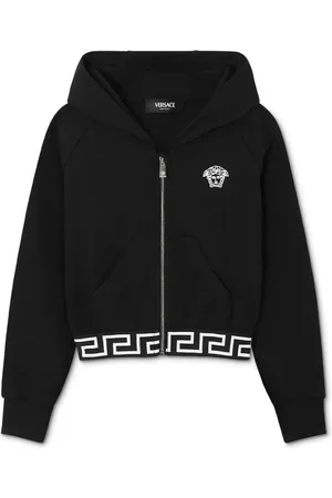 VERSACE Greca zip-up hoodie