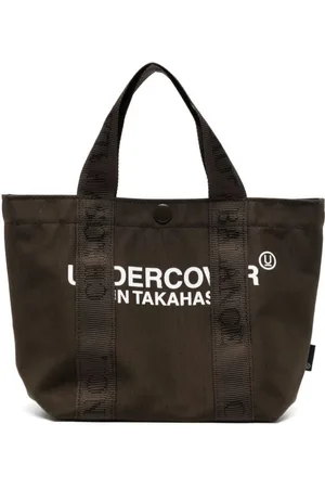 UNDERCOVER Logo-print canvas tote bag