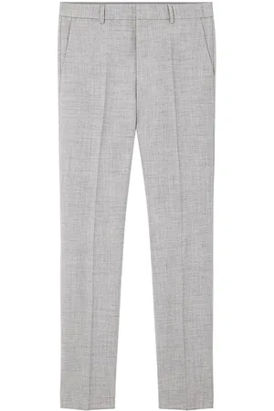 VERSACE Tailored wool-blend trousers