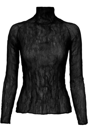 Issey Miyake Pliss?? high-neck top