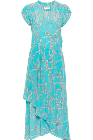 Zadig & Voltaire Randall logo-print midi dress