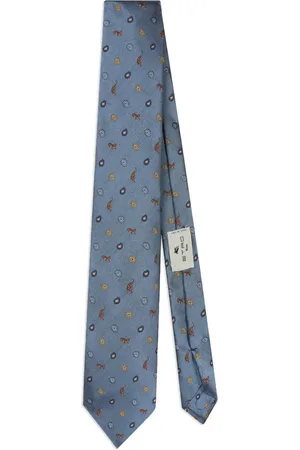 Etro Patterned-jacquard silk tie