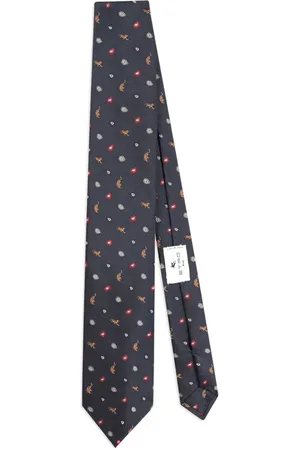 Etro Paisley-jacquard silk tie