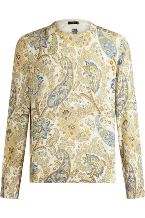 Etro Floral intarsia-knit jumper