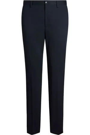 Etro Mid-rise slim-cut trousers