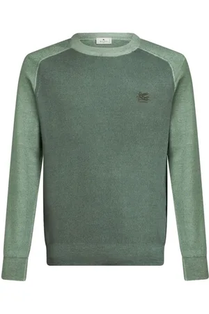 Etro Pegaso-embroidered wool jumper