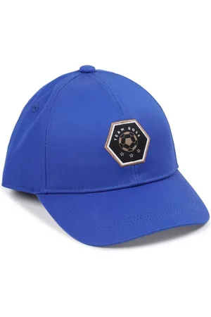 HUGO BOSS Logo-embroidered curved-peak cap