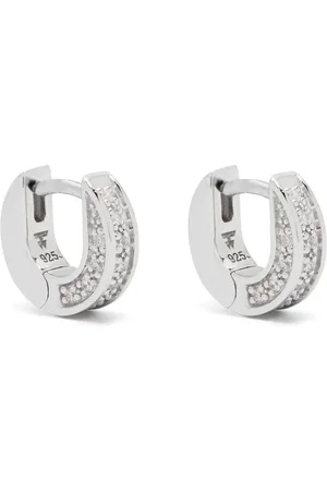 TOM WOOD Nova huggie hoop earrings