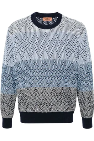 Missoni Striped chevron-knit jumper