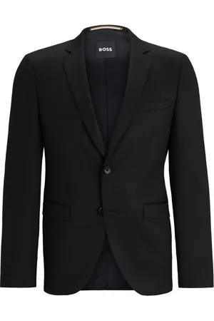 HUGO BOSS Virgin-wool single-breasted blazer