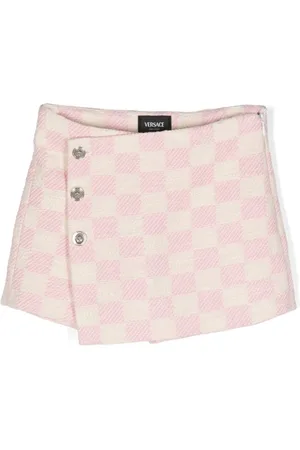 VERSACE Damier tweed shorts
