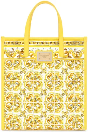 Dolce & Gabbana Medium Majolica-print canvas tote bag