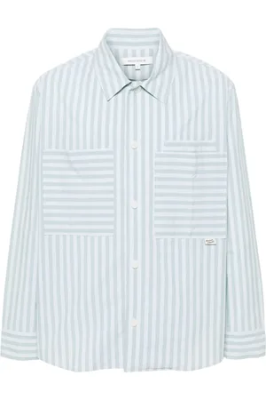 Maison Kitsuné Striped cotton shirt