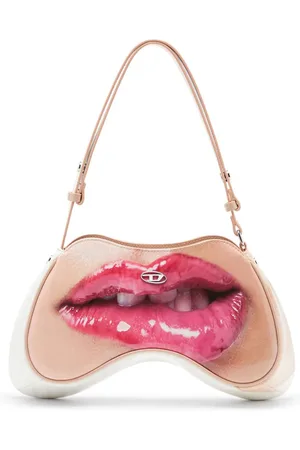 Diesel Play lips-motif shoulder bag