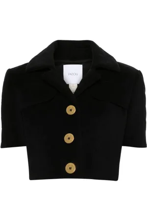 Patou Terry-cloth cropped jacket