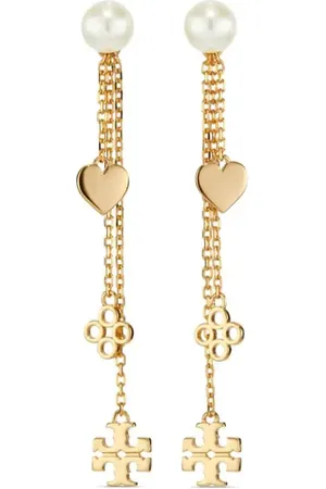 Tory Burch Linear Kira drop earrings