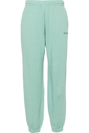 ROTATE Logo-embroidered track pants