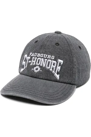 Maje Saint Honoré denim baseball cap
