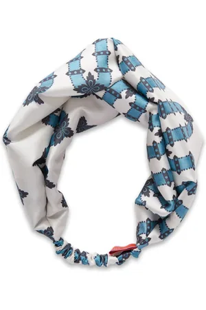 La DoubleJ Geometric-print pinup headband
