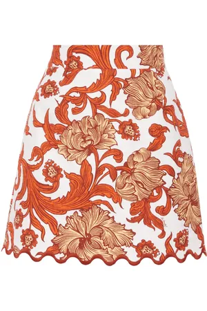 La DoubleJ Baia floral-print miniskirt