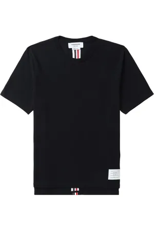 Thom Browne Stripe-detail cotton T-shirt