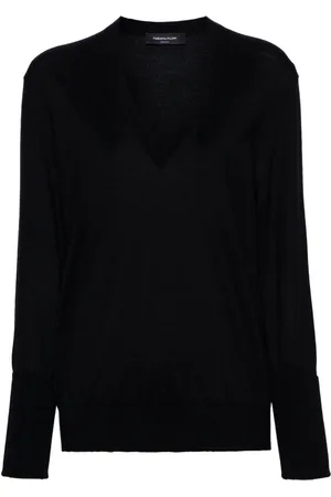 Fabiana Filippi Drop-shoulder V-neck jumper