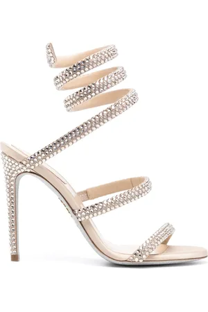 RENE CAOVILLA Cleo 105mm rhinestone sandals