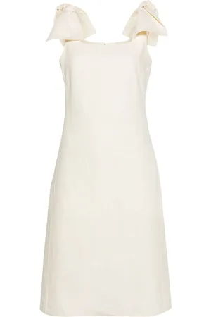 Chloé A-line linen midi dress