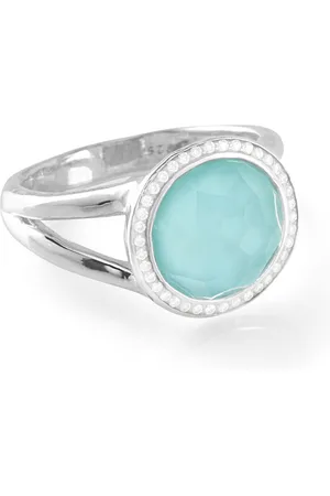 Ippolita Small Lollipop diamond, turquoise and quartz ring