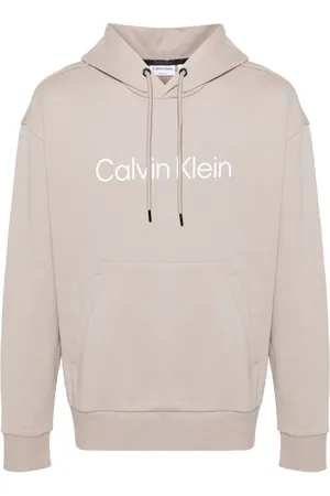 Calvin Klein Rubberised-logo hoodie