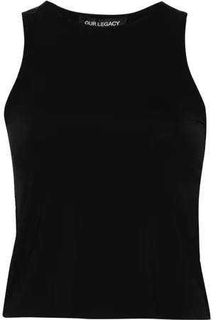 OUR LEGACY Wave cropped tank top