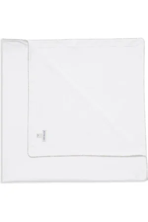 Burberry Check pattern-trim cotton blanket