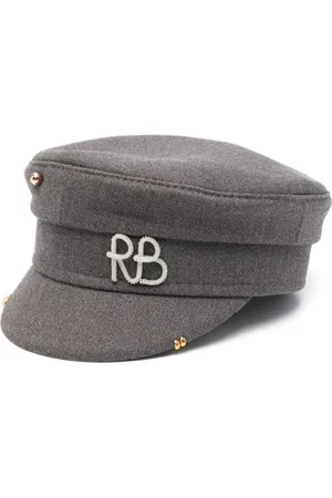 Ruslan Baginskiy Mélange-effect baker boy cap
