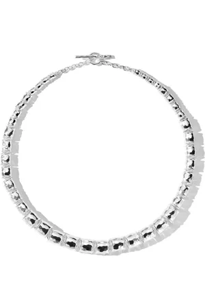 Ippolita Sterling Classico hammered beaded necklace