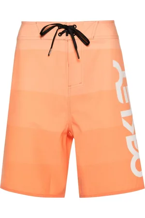 Oakley Retro Mark 19" logo-print swim shorts