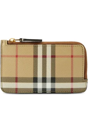 Burberry Checked leather wallet