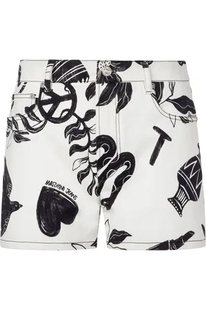 Moschino Graphic-print mini shorts