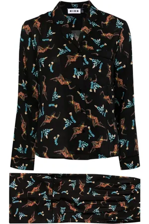 RIXO London Austin graphic-print pyjama set